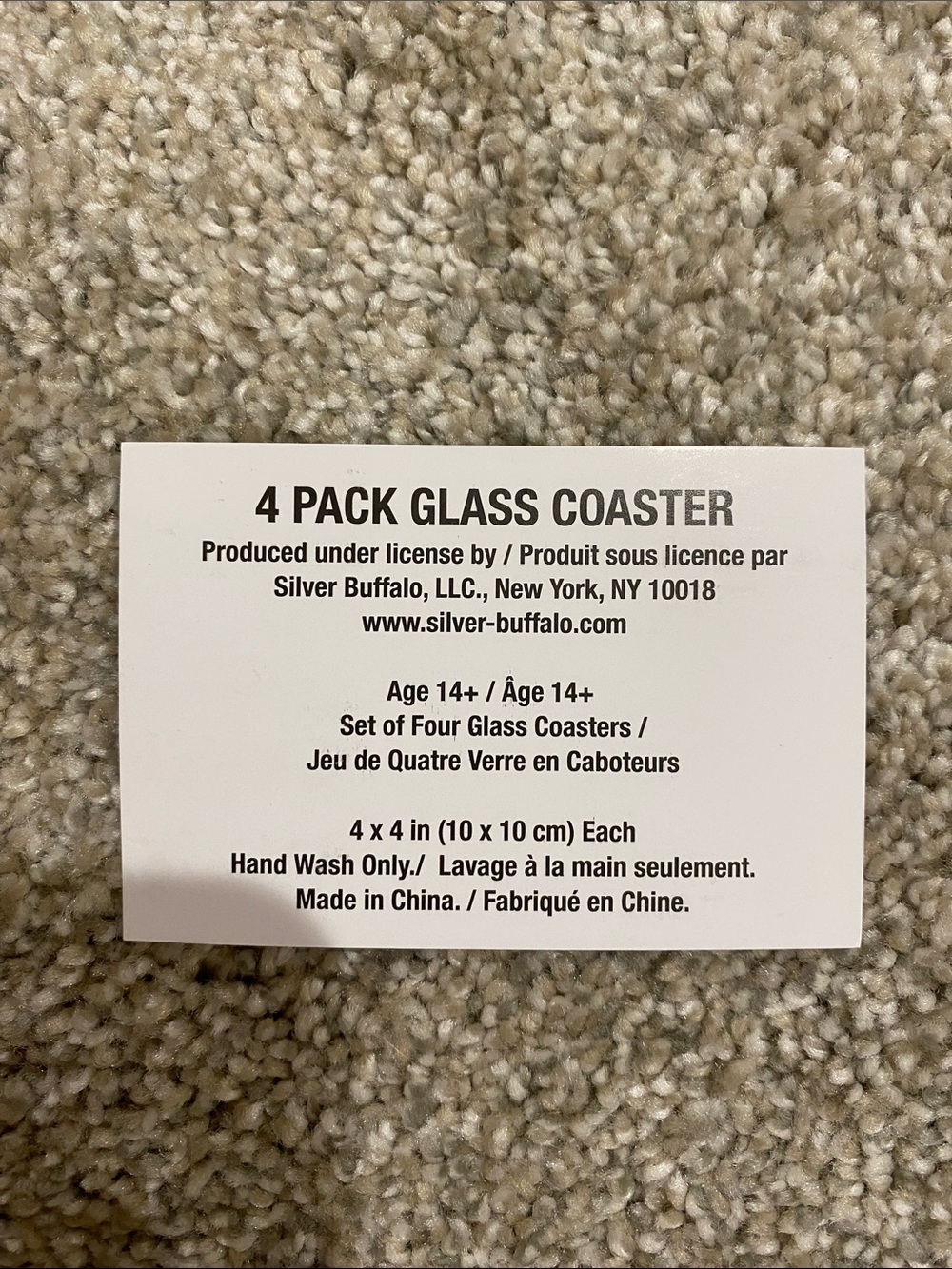 Set of 4 Harry Potter Glass Coasters - Picture 7 of 8